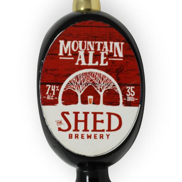 Shed Brewery Mountain Ale Beer Tap Handle Stowe Vermont VT 802 SKI LOCAL - Picture 2 of 11